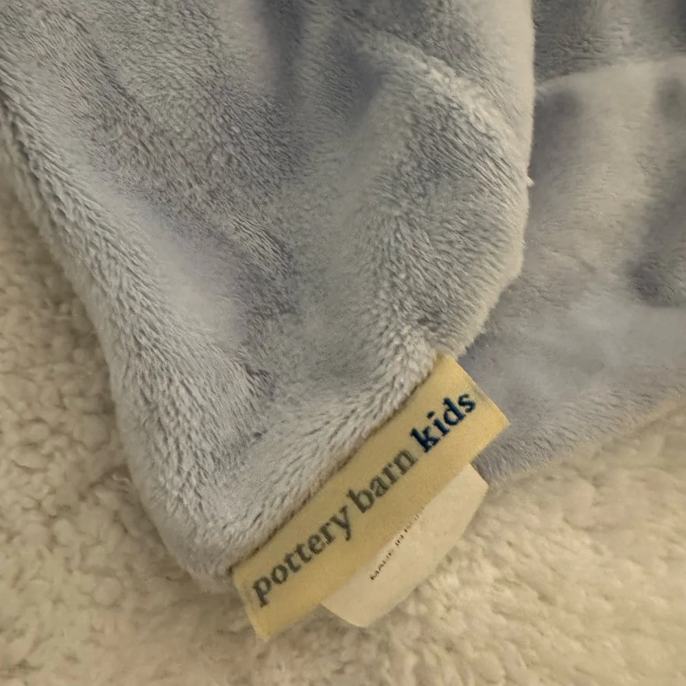 Pottery Barn Kids Luxe Chamois Changing Pad – Light Blue – EUC